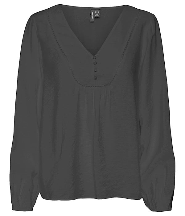 VMmira detail ls buttom top, black