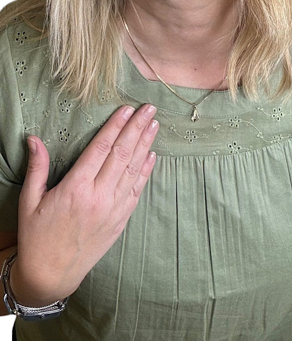 9404 ba blouse, khaki