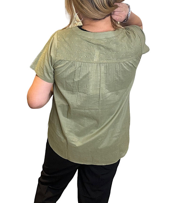 9404 ba blouse, khaki