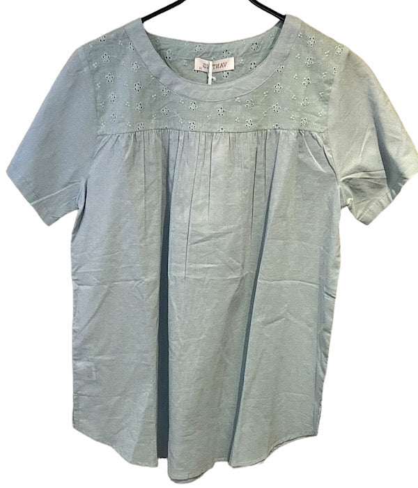 9405 ba blouse plus, l blue