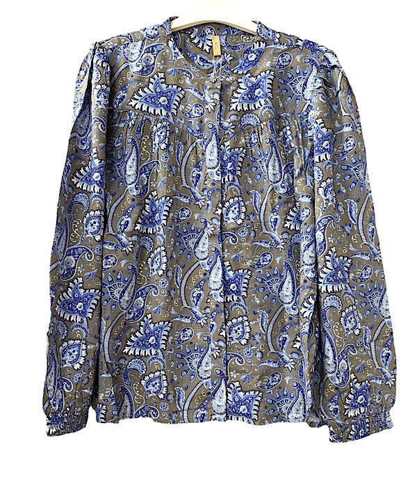 Sif shirt, blue combi