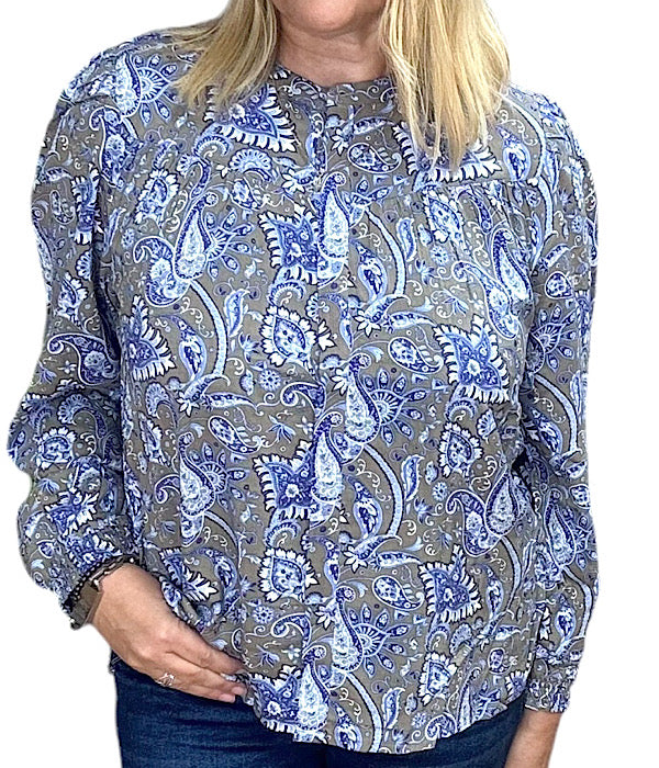 Sif shirt, blue combi