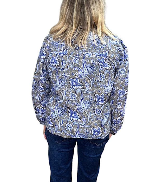 Sif shirt, blue combi