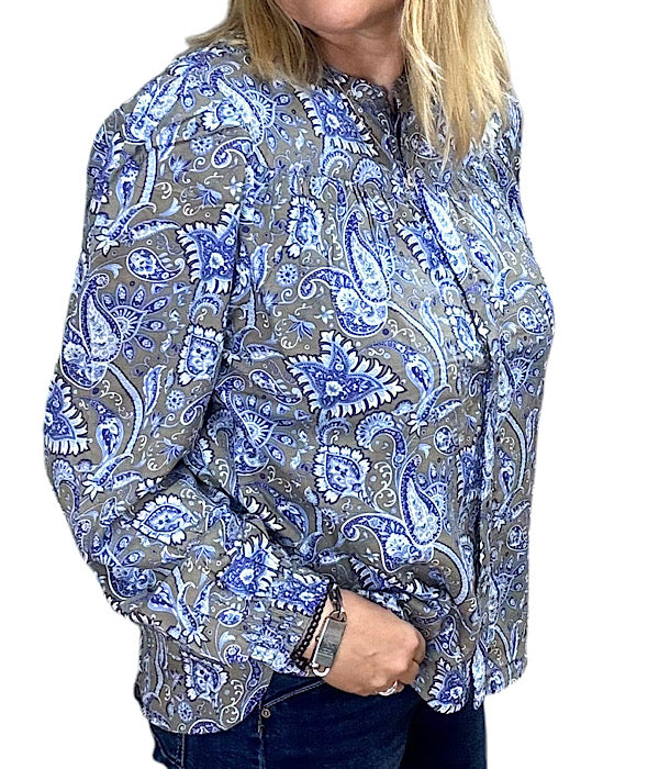 Sif shirt, blue combi