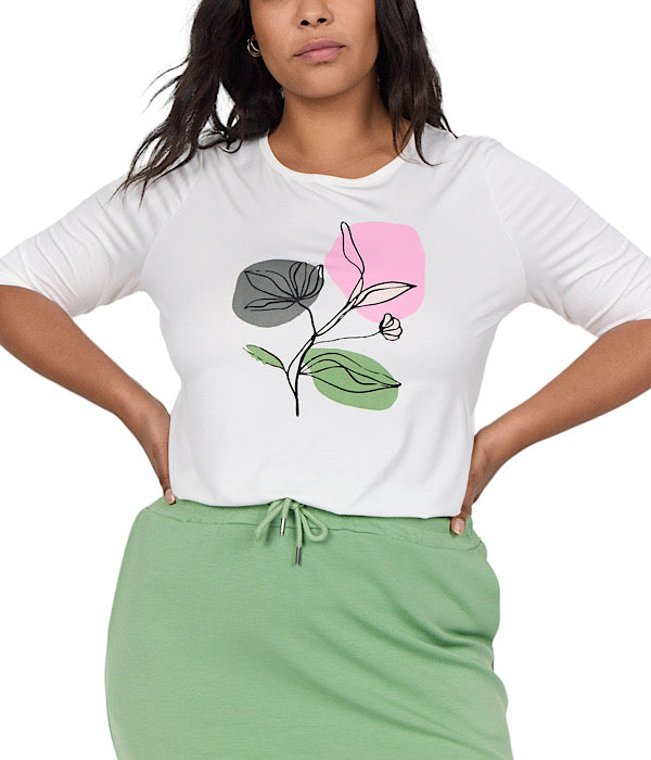 Sibille 3 t-shirt, offwhite