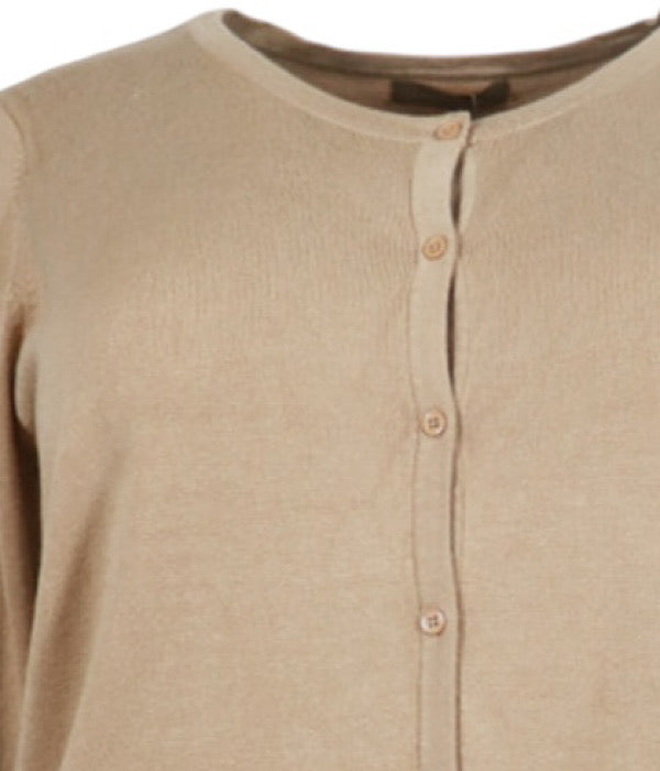 Frea knit cardigan, latte