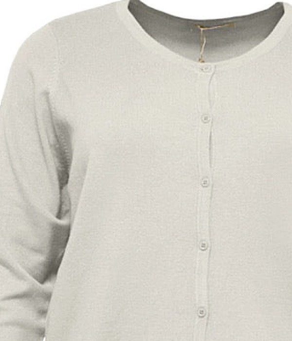 Frea knit cardigan, off white