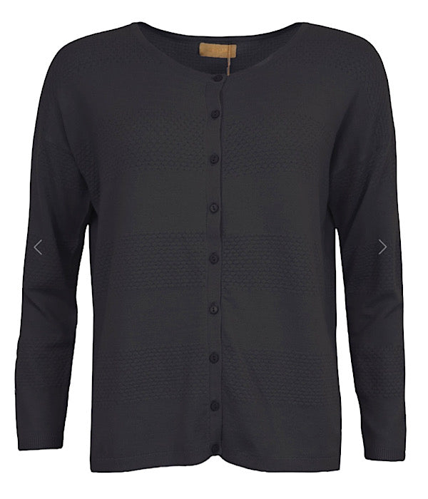 Gry knit cardigan, black