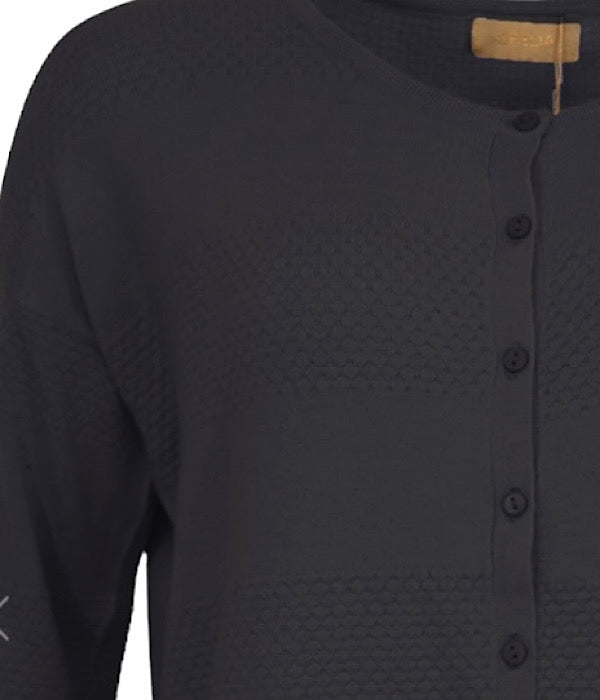 Gry knit cardigan, black