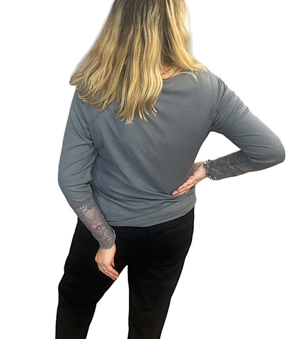 Emilie blouse, granit
