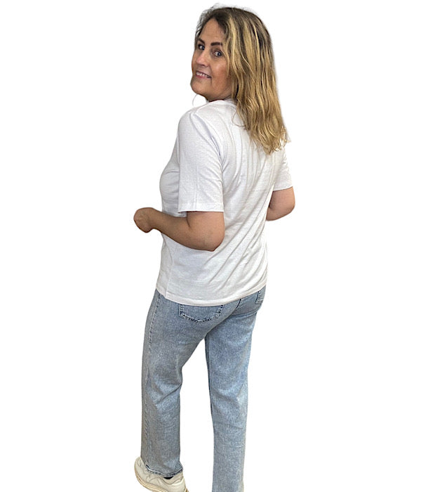 Safa beach t-shirt, optical white