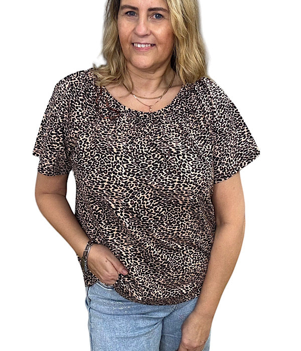 Pandinna t-shirt, cappuccino mix