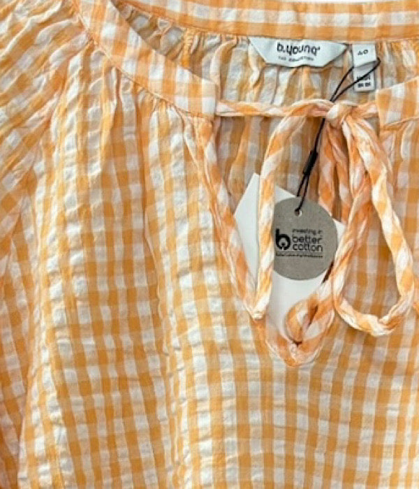 Inala bluse, peach cobber mix