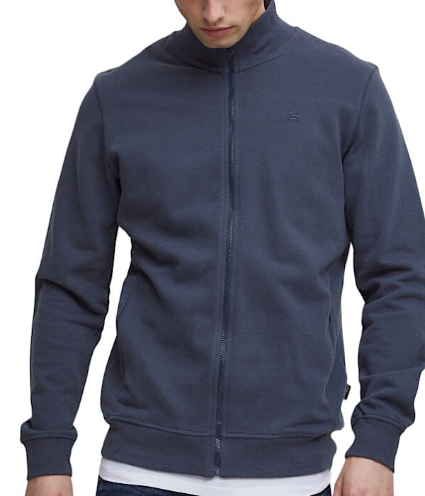 Avebury zipper sweatshirt, dress blues