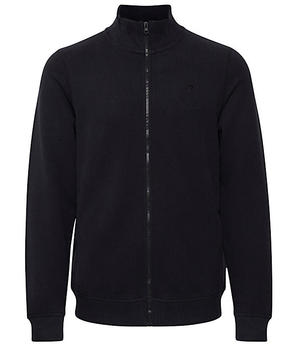 Avebury zipper sweatshirt, black