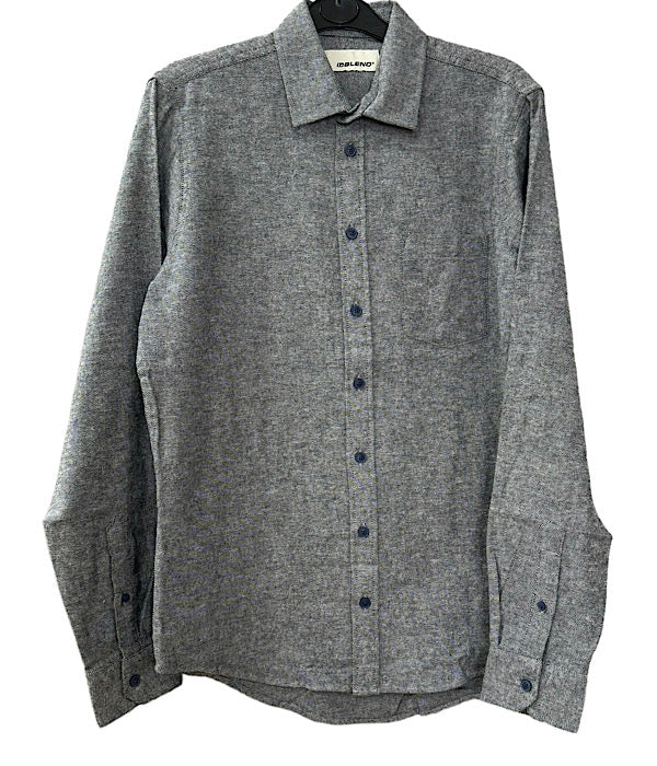 6462 Shirt, blue melange