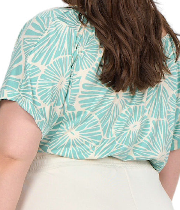 Filippa blouse, jade combi