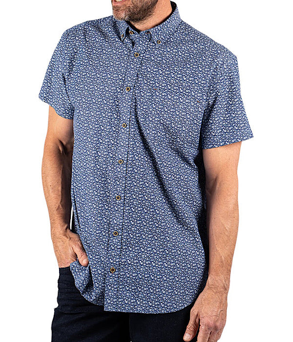Sigfred ss shirt, 7113 fine blue