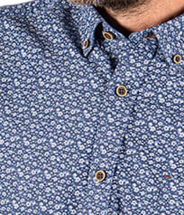Sigfred ss shirt, 7113 fine blue