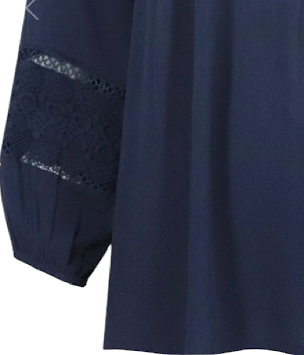 Sera blouse, navy