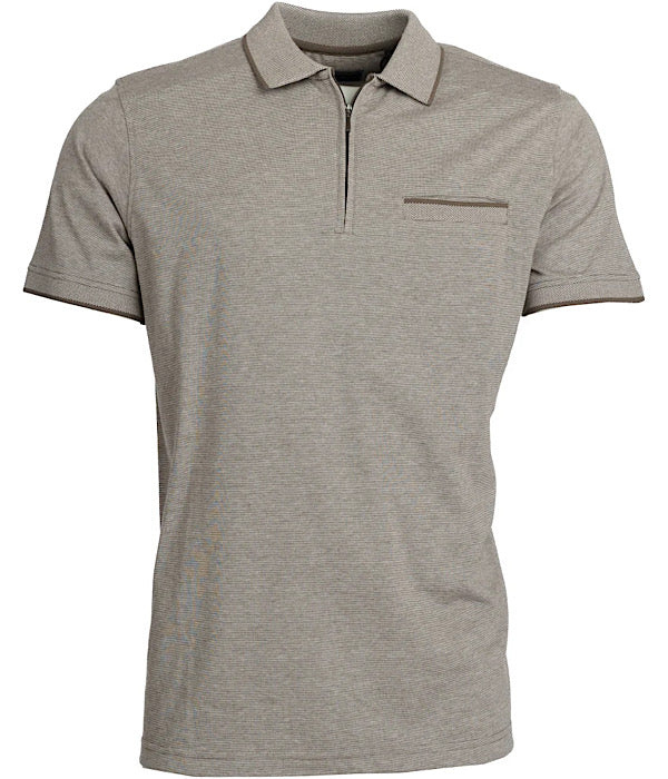 NAOTO polo shirt ss, 025 khaki