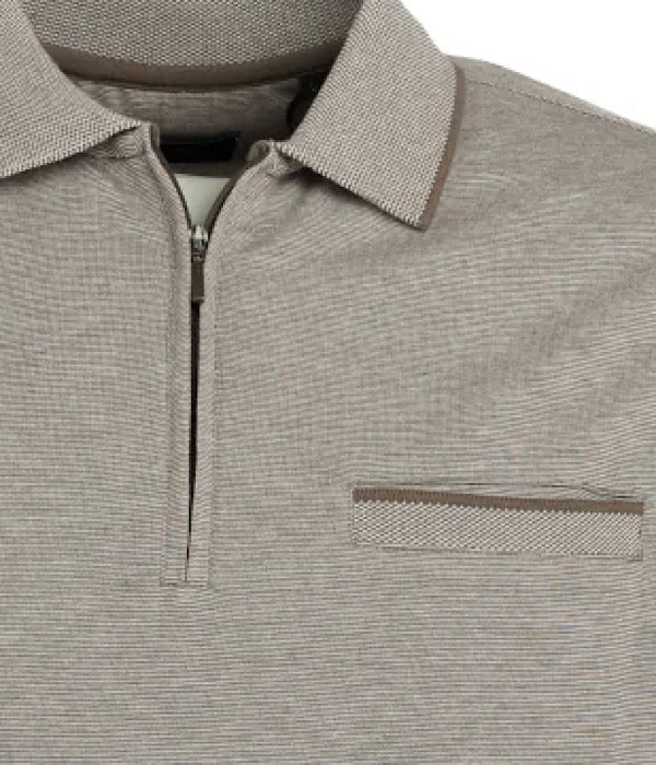 NAOTO polo shirt ss, 025 khaki