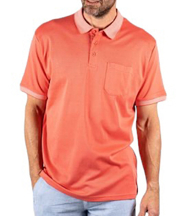 Texas ss polo, 4071 pink coral