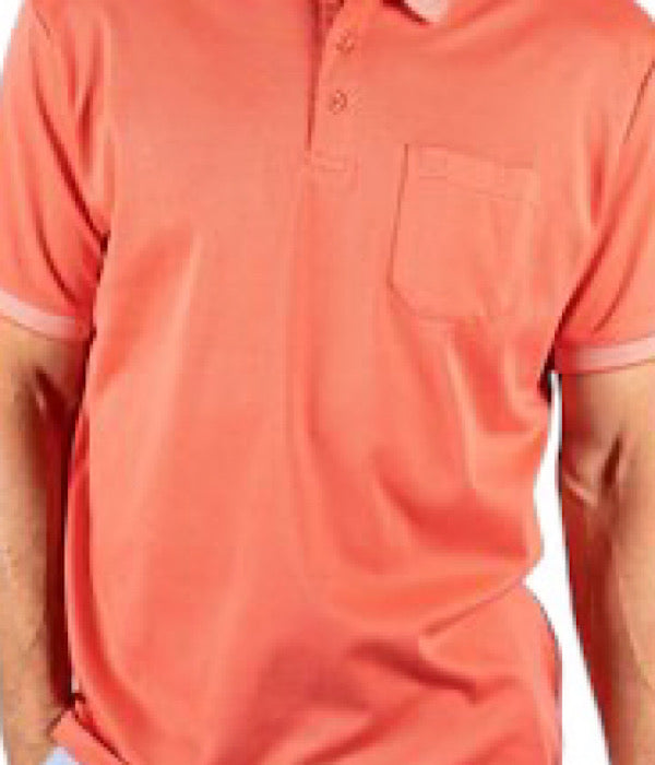 Texas ss polo, 4071 pink coral