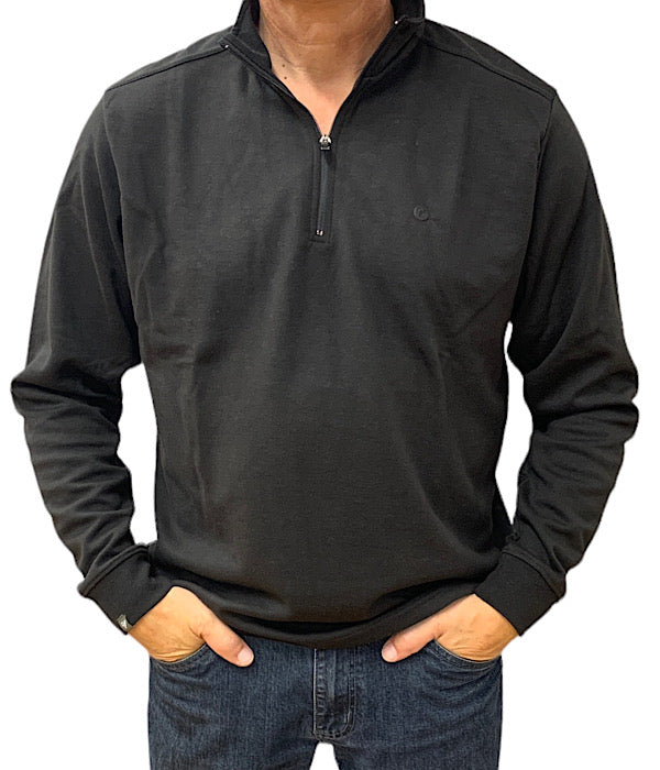 Hobart haf zip, black