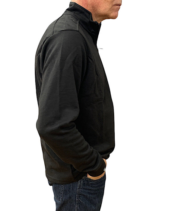 Hobart haf zip, black