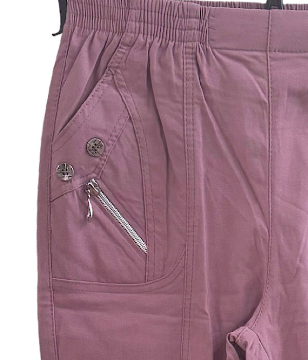 JST 8889 Capri bukser, rosa