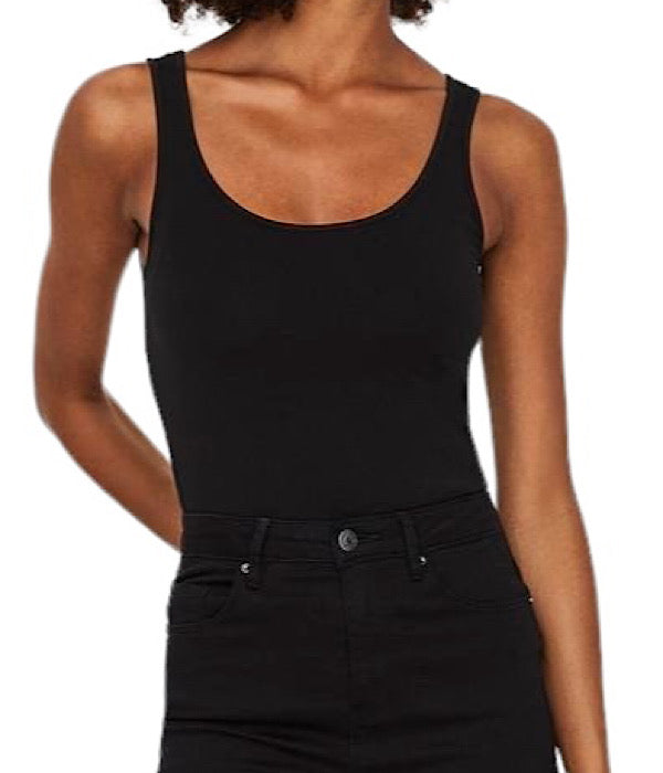 VM Maxi my soft long tank top, black