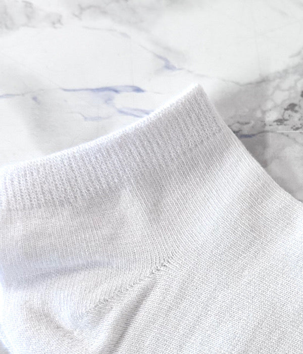 VANTING Bamboo sneakers sokker 36-41 hvide