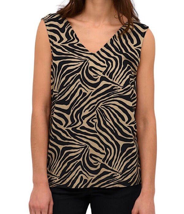 KAmilla top, animal print