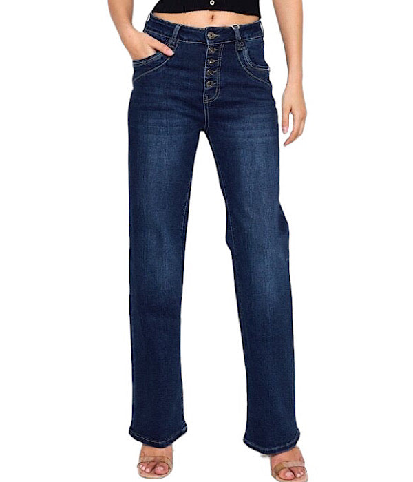 KA2622 jeans, mørk denim