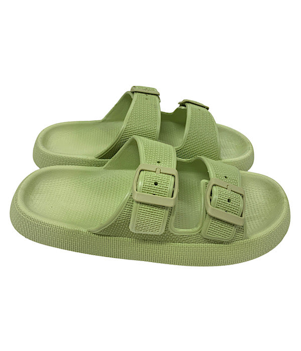 Comfy sandal, green