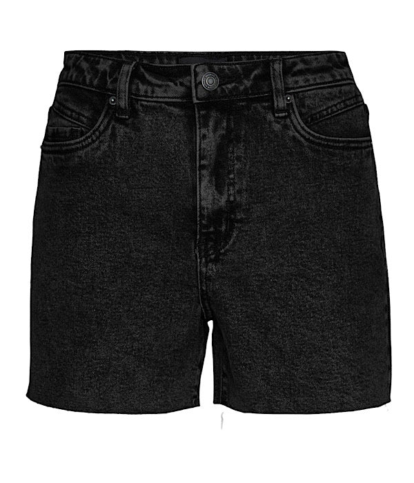 VM CURVE Brenda denim shorts, black