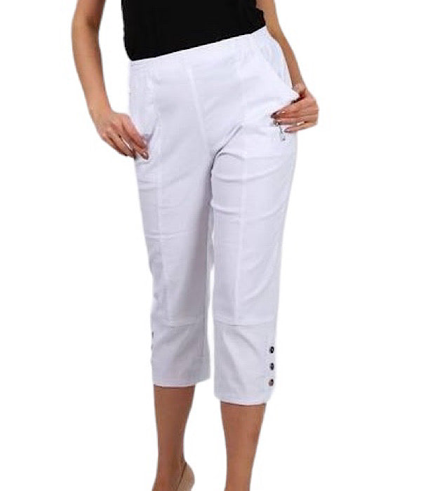 JST 8889 Capri bukser, hvid