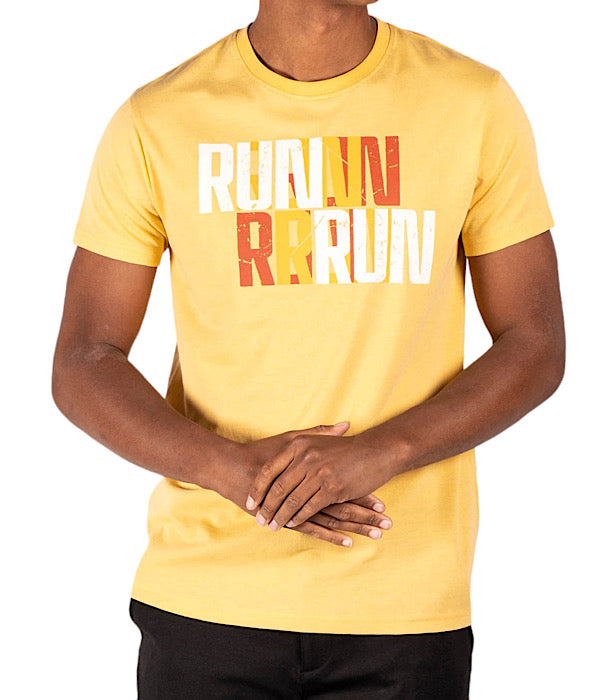 MARCUS Rolton t-shirt, 3544 yellow mix