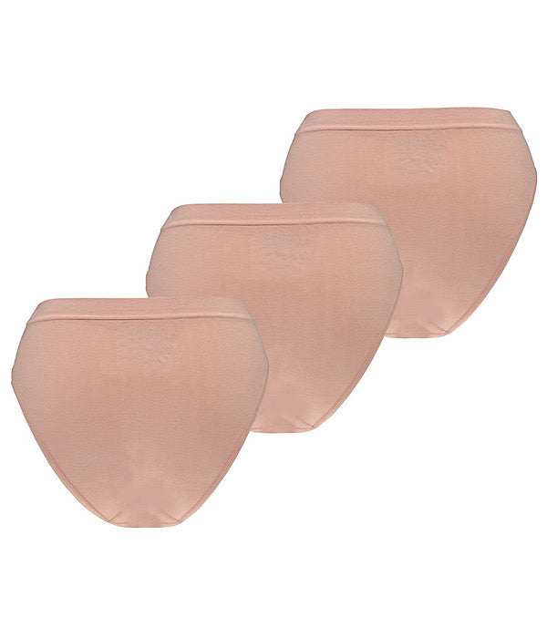 Bamboo women basic seamlesss hip slips 3 pack, skin b