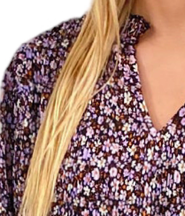 VANTING 9172 dress, purple flowers