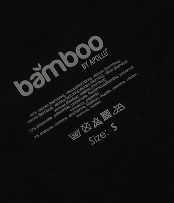 Bamboo basic sømløs hipster 3 pak, sort