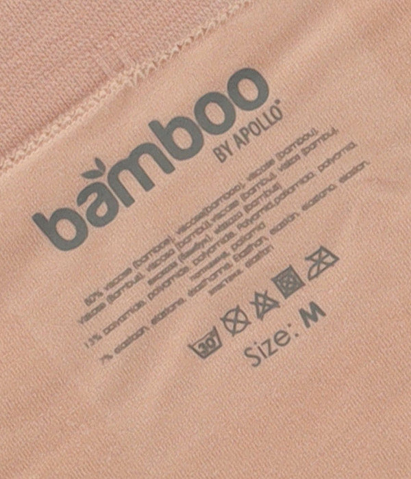 Bamboo basic sømløs shorts 3 pak, skin