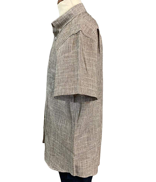 PRE END Felton X ss shirt, coffee brown