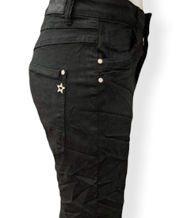 KAROSTAR 2062-1 bukser i sort