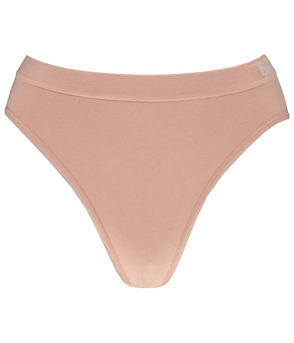 Bamboo basic sømløs hip slips 3 pak, skin