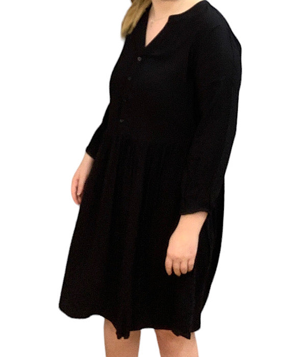 b. young Joella v-neck dress 2, black