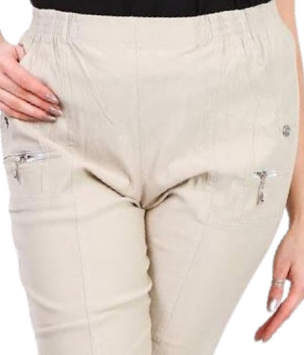 JST 8889 Capri bukser, beige