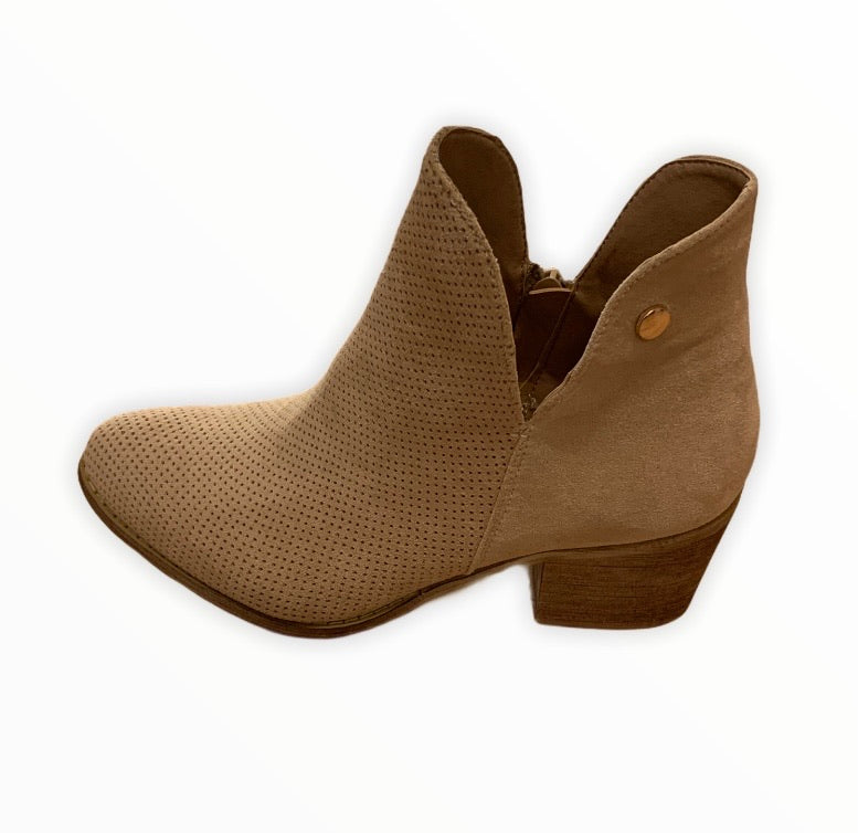 Sixth Sens C719 kort støvle beige