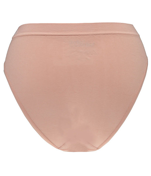 Bamboo basic sømløs hip slips 3 pak, skin